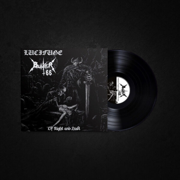 LUCIFUGE / BUNKER 66 "Of Night and Lust" LP Regular Edition